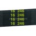 Ремень 1210J5, Electrolux - 1290775400, Whirlpool - 481281718151, Candy - 80001704