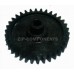 Шестерня мясорубки Ротор, черная, D=72mm, H=25, пр.зубья 34 (квадрат 8mm
