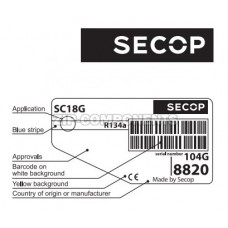Компрессор универсальный Secop SC 18 G (R-134) (W при -23.3° 392Вт) (W при +7.2° 1645Вт)